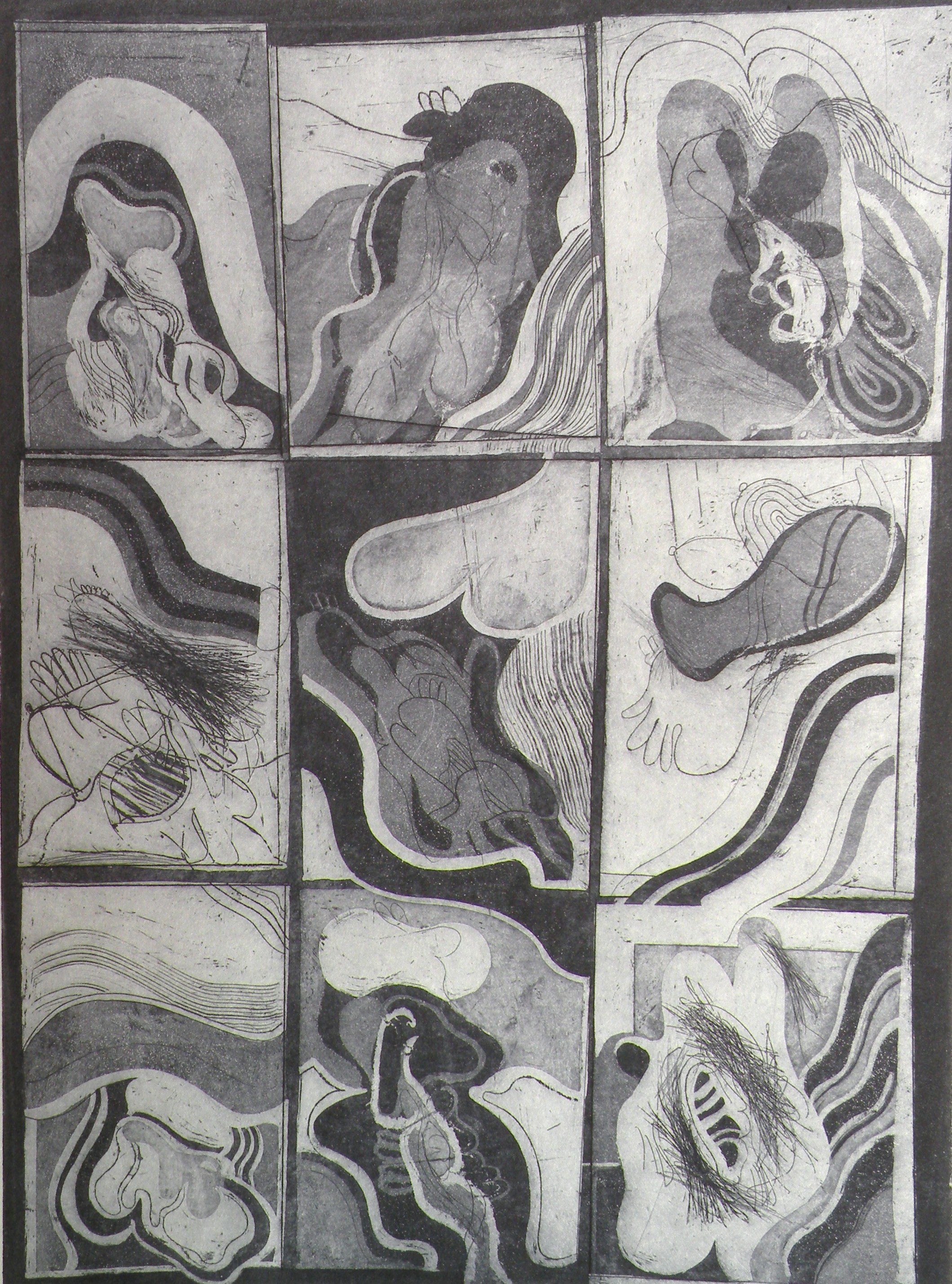 Story, 1968, Radierung, 39x28cm