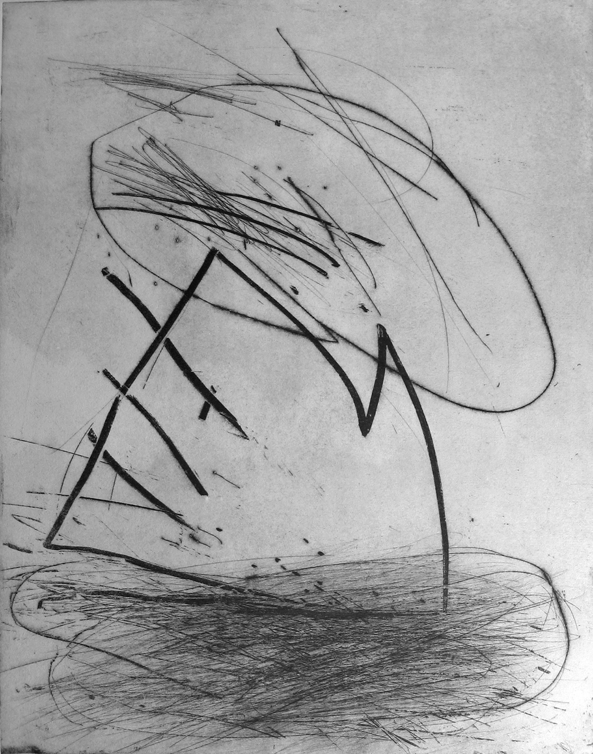 V, 1995, Radierung, 50x40cm