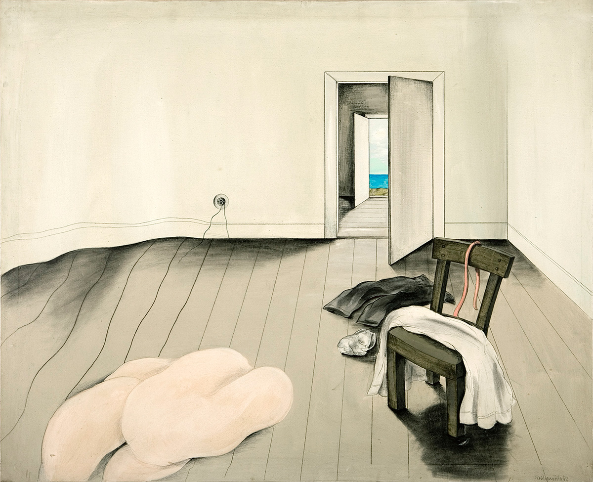 1972 Raum III Acryl auf Leinwand 105x130cm