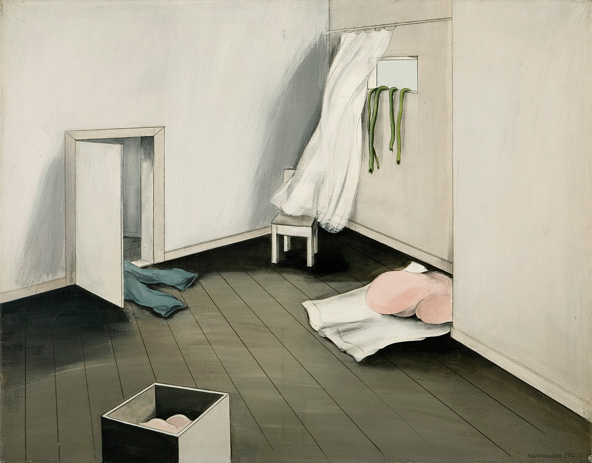 1972 Raum II Acryl auf Leinwand 105x130cm