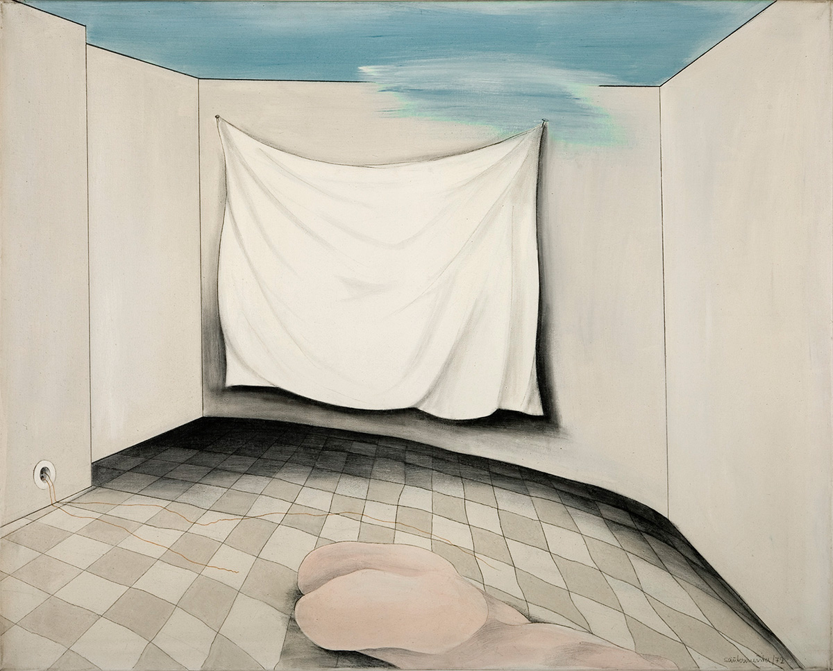 1972 Raum VIII Acryl auf Leinwand 105x130cm