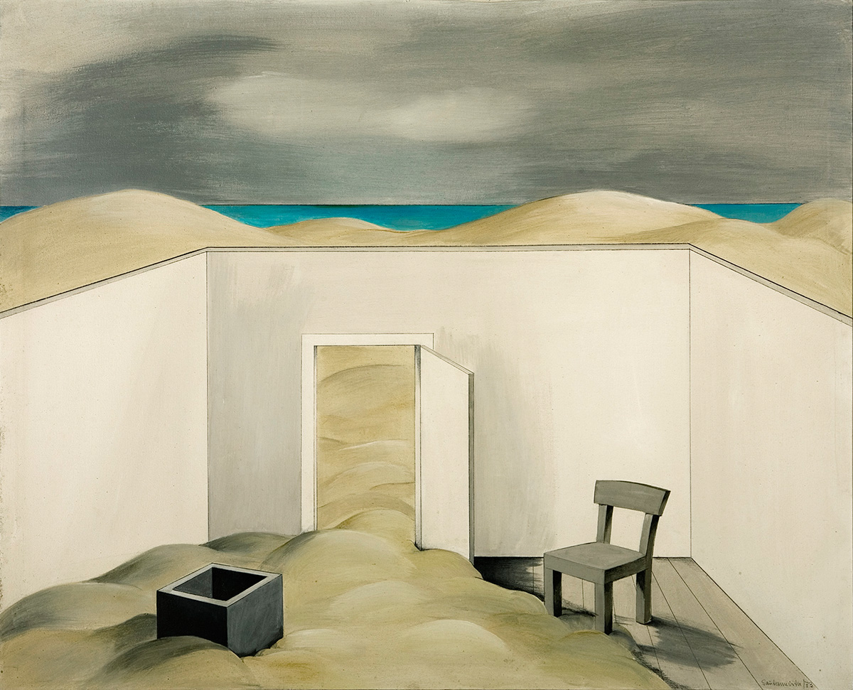 1973 Raum IX Acryl auf Leinwand 105x130cm