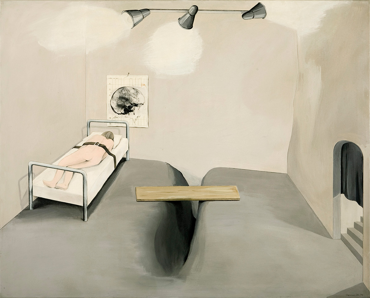 1974 Raum XIV Acryl auf Leinwand 105x130cm