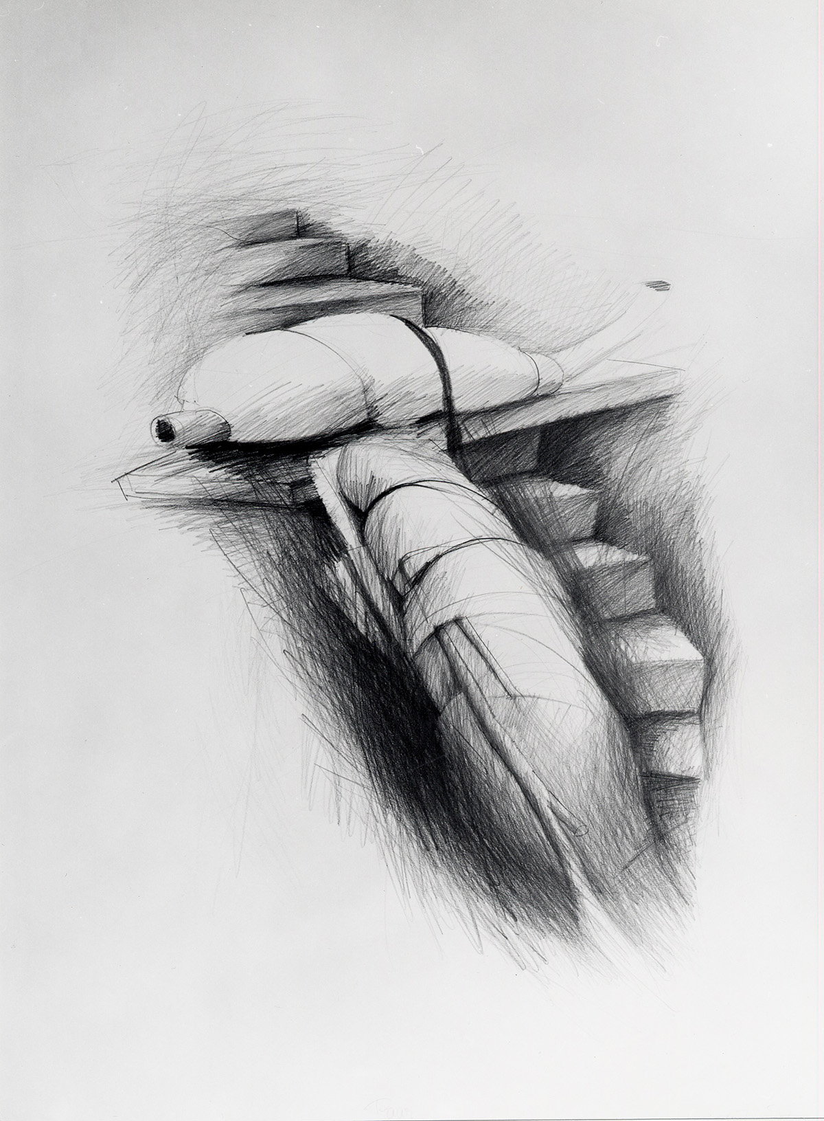 1982 Paar Zeichnung 100x70cm
